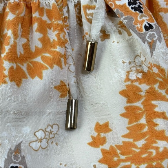 Anthropologie Bishop + Young Marmot Mini Dress Size S Paisley Smocked Waist - Picture 6 of 13